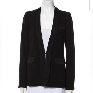 Alice & Olivia employed black blazer jacket women size Large